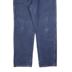 WRANGLER Mens Relaxed Blue Denim Medium W36 L29 Casual Cotton Zip Jeans