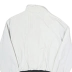 REFRIGIWEAR Womens White & Black Bomber Jacket Zip Closure S Polyester Blend