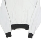 REFRIGIWEAR Womens White & Black Bomber Jacket Zip Closure S Polyester Blend