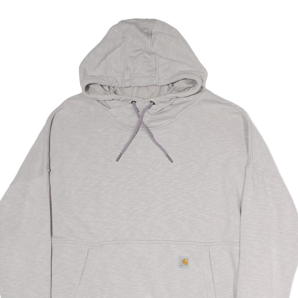 CARHARTT Womens Grey Pullover Hoodie M Cotton Casual Everyday Comfort