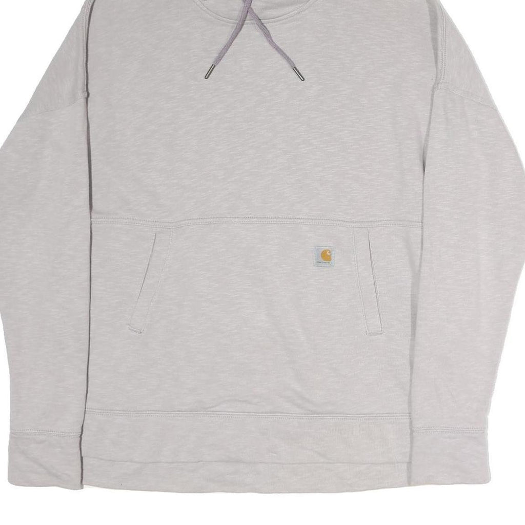 CARHARTT Womens Grey Pullover Hoodie M Cotton Casual Everyday Comfort