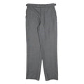 ROCHAS Mens Grey Regular Fit Straight Leg Trousers W30 L32 Formal Classic