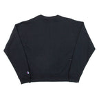 CHAMPION Womens Sweatshirt Black S