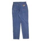 WRANGLER Womens Regular Blue Denim Medium Wash Jeans W30 L32 Classic Fit Zip