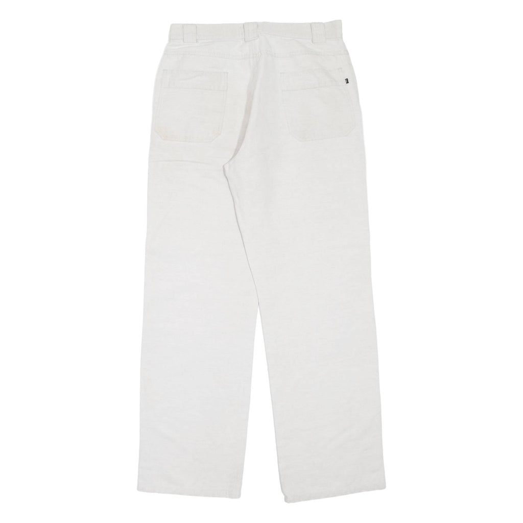 TRUSSARDI JEANS Womens Trousers Grey Regular Straight W30 L32