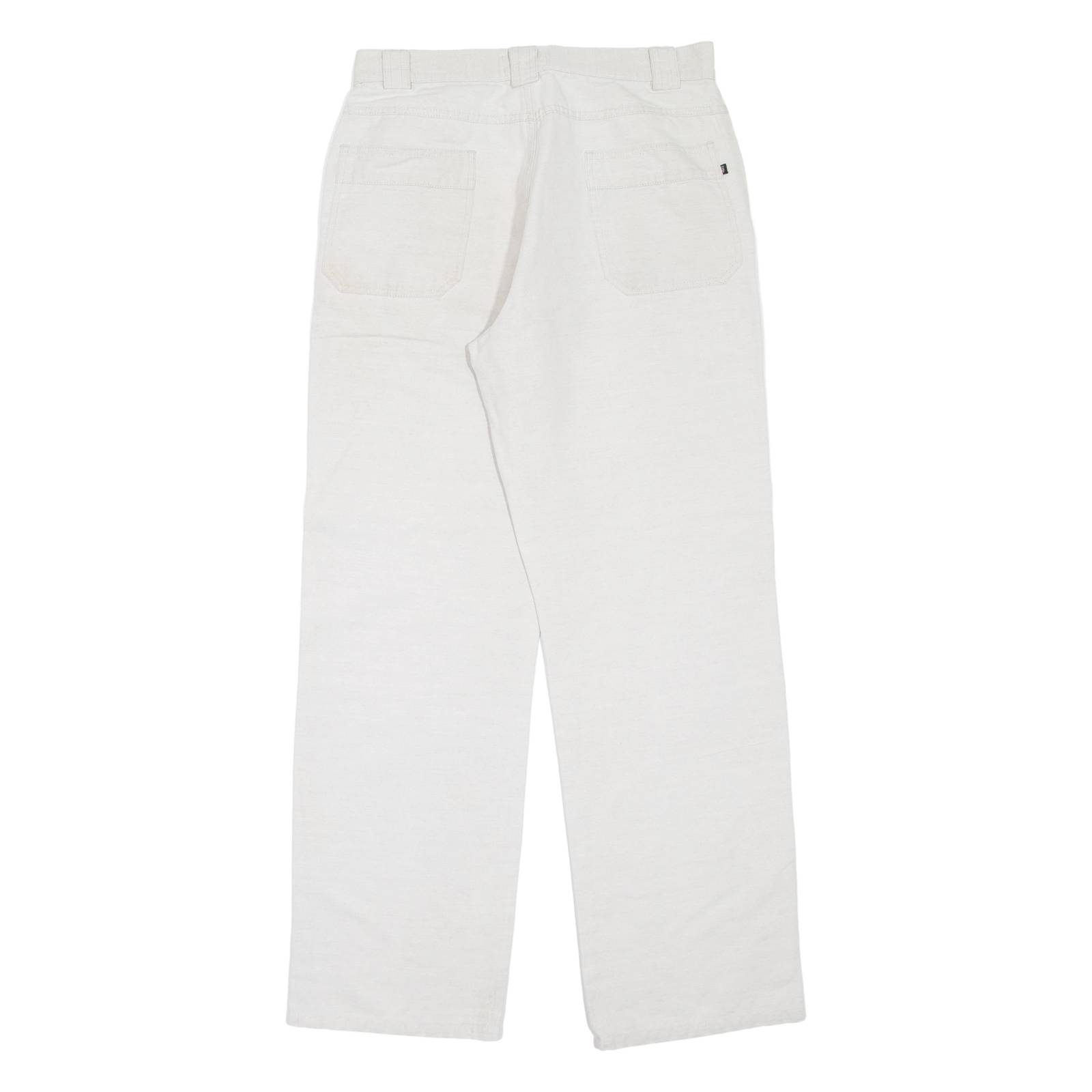 TRUSSARDI JEANS Womens Trousers Grey Regular Straight W30 L32