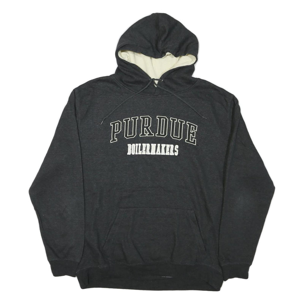 COLOSSEUM Mens Black Purdue Boilermakers Hoodie XL Cotton Blend Pullover