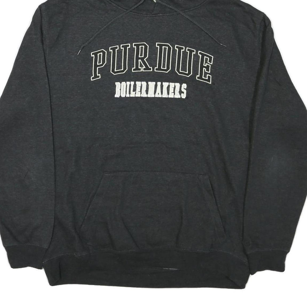 COLOSSEUM Mens Black Purdue Boilermakers Hoodie XL Cotton Blend Pullover
