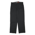 DICKIES Mens Cotton Blend Black Regular Straight Trousers W32 L30 Workwear
