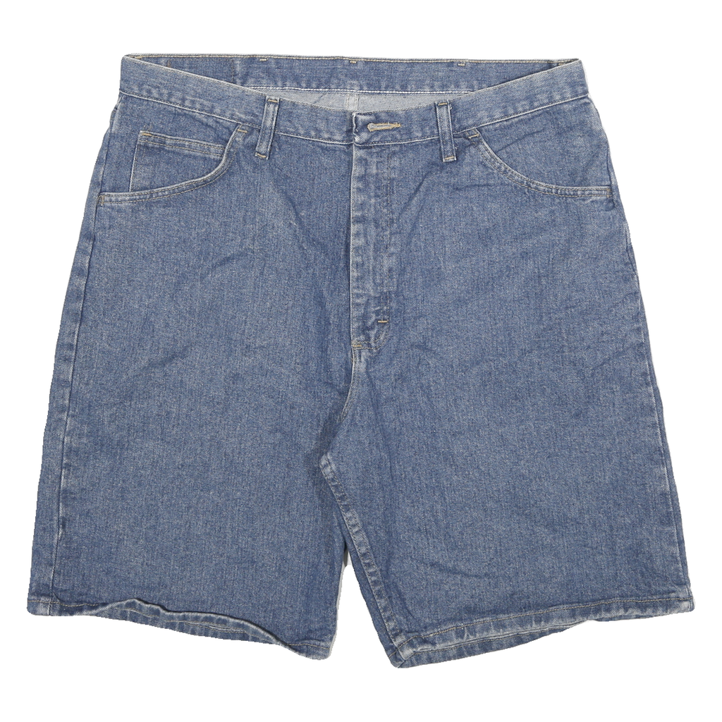 WRANGLER Mens Denim Blue Casual Shorts XL W36 Cotton Blend Classic Fit