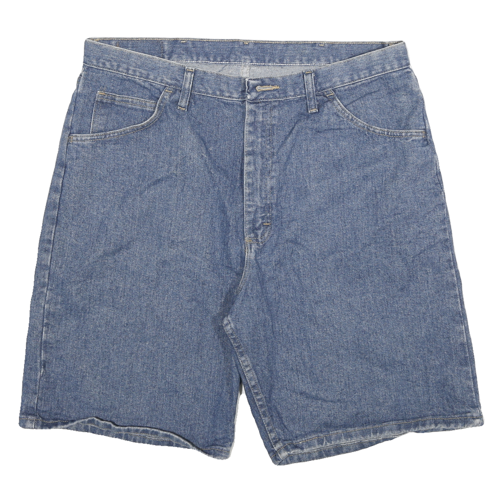 WRANGLER Mens Denim Blue Casual Shorts XL W36 Cotton Blend Classic Fit