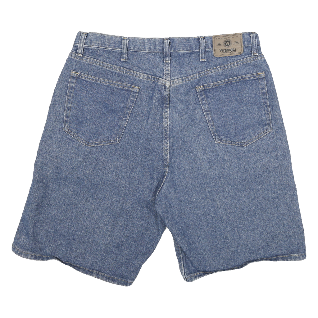WRANGLER Mens Denim Blue Casual Shorts XL W36 Cotton Blend Classic Fit