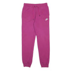 NIKE Womens Joggers Pink Slim Tapered S W28 L29 Cotton Blend Casual Sportswear