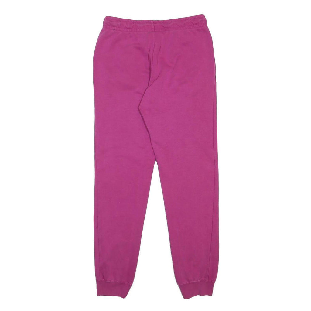 NIKE Womens Joggers Pink Slim Tapered S W28 L29 Cotton Blend Casual Sportswear