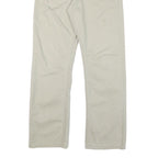 LEVI'S Mens Cotton Blend Beige Regular Fit Straight Leg Trousers W34 L32 Casual