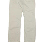 LEVI'S Mens Cotton Blend Beige Regular Fit Straight Leg Trousers W34 L32 Casual