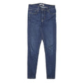 LEVI'S 720 Womens Jeans Blue Slim Skinny Denim Medium W28 L27 Zip Closure