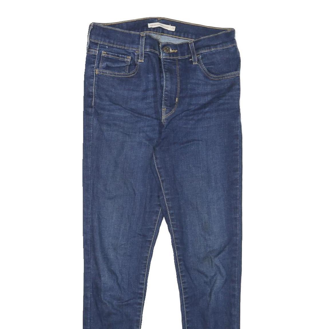 LEVI'S 720 Womens Jeans Blue Slim Skinny Denim Medium W28 L27 Zip Closure