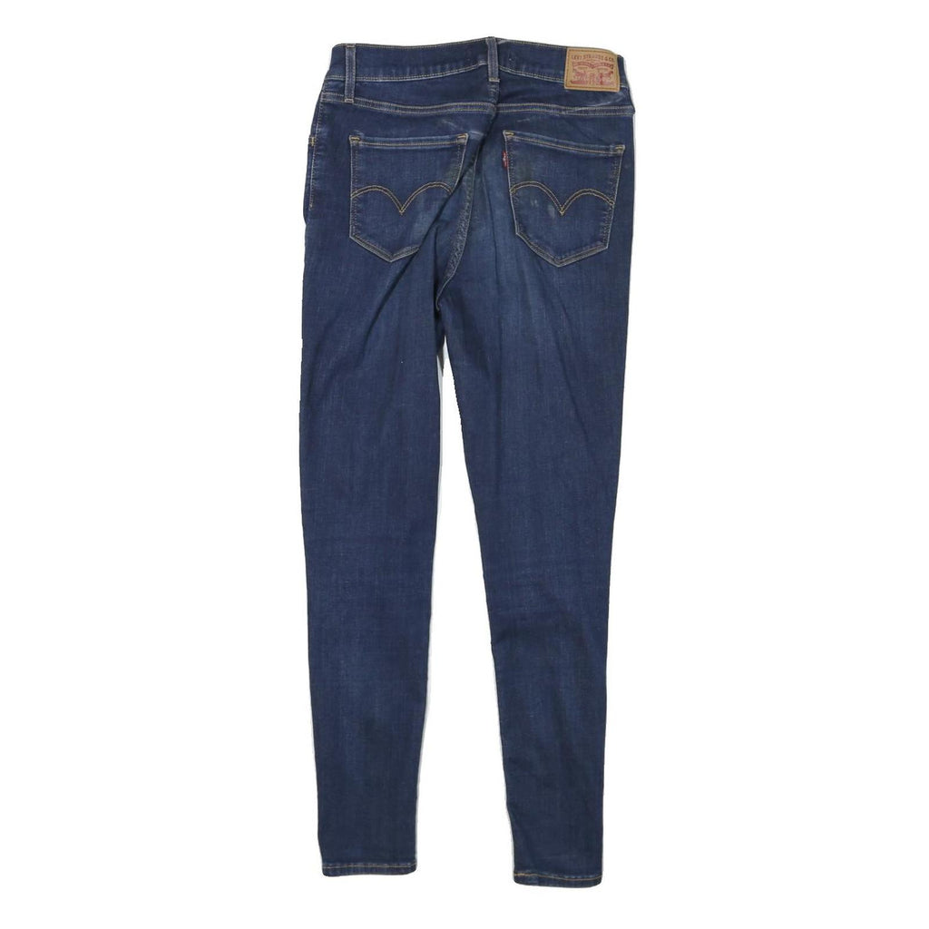 LEVI'S 720 Womens Jeans Blue Slim Skinny Denim Medium W28 L27 Zip Closure