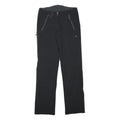 MAMMUT Womens Black Polyester Blend Regular Straight Trousers W28 L31 Zip Pocket