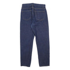 CARHARTT WIP Womens Slim Tapered Denim Dark Jeans W27 L26 Cotton Zip