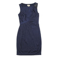 JENNY PACKHAM Womens Navy Blue Sleeveless Pencil Dress Polyester Blend UK 12