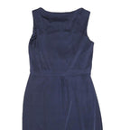 JENNY PACKHAM Womens Navy Blue Sleeveless Pencil Dress Polyester Blend UK 12