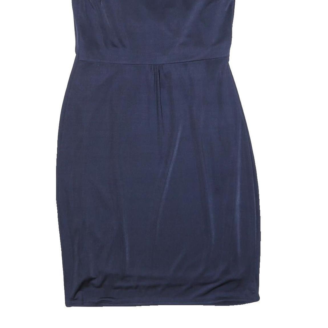 JENNY PACKHAM Womens Navy Blue Sleeveless Pencil Dress Polyester Blend UK 12