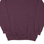 JOY SPORTSWEAR Mens Maroon 1/4 Zip Sweatshirt L Casual Cotton Blend Pullover
