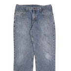 CARHARTT Mens Jeans Blue Relaxed Straight Denim Medium W34 L32 Durable Workwear