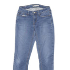 LEVI'S Womens Slim Blue Denim Light Zip Jeans W27 L30 Classic Fit Stretch