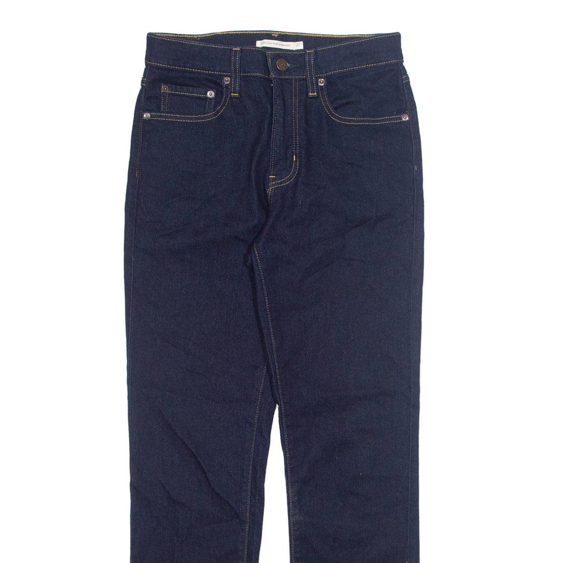 LEVI'S Womens Jeans Blue Regular Straight W27 L29