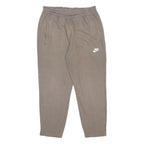 NIKE Mens Joggers Grey Slim Tapered S W28 L25 Cotton Blend Casual Sportswear