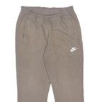 NIKE Mens Joggers Grey Slim Tapered S W28 L25 Cotton Blend Casual Sportswear