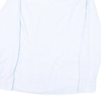 TOMMY HILFIGER Womens Blue & White Striped Shirt UK 8 Classic Button Down Long