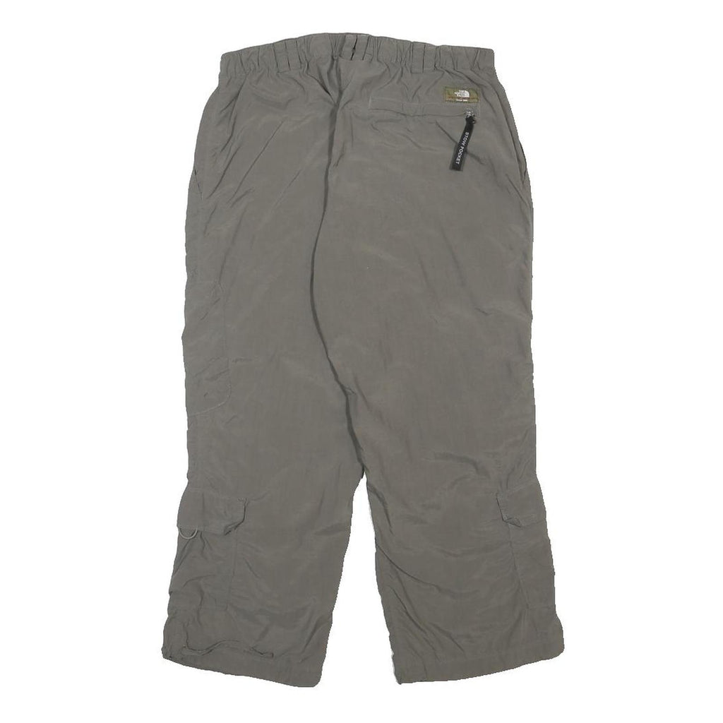 THE NORTH FACE Womens Polyester Grey Regular Cargo Trousers W28 L21 Outdoor Zip