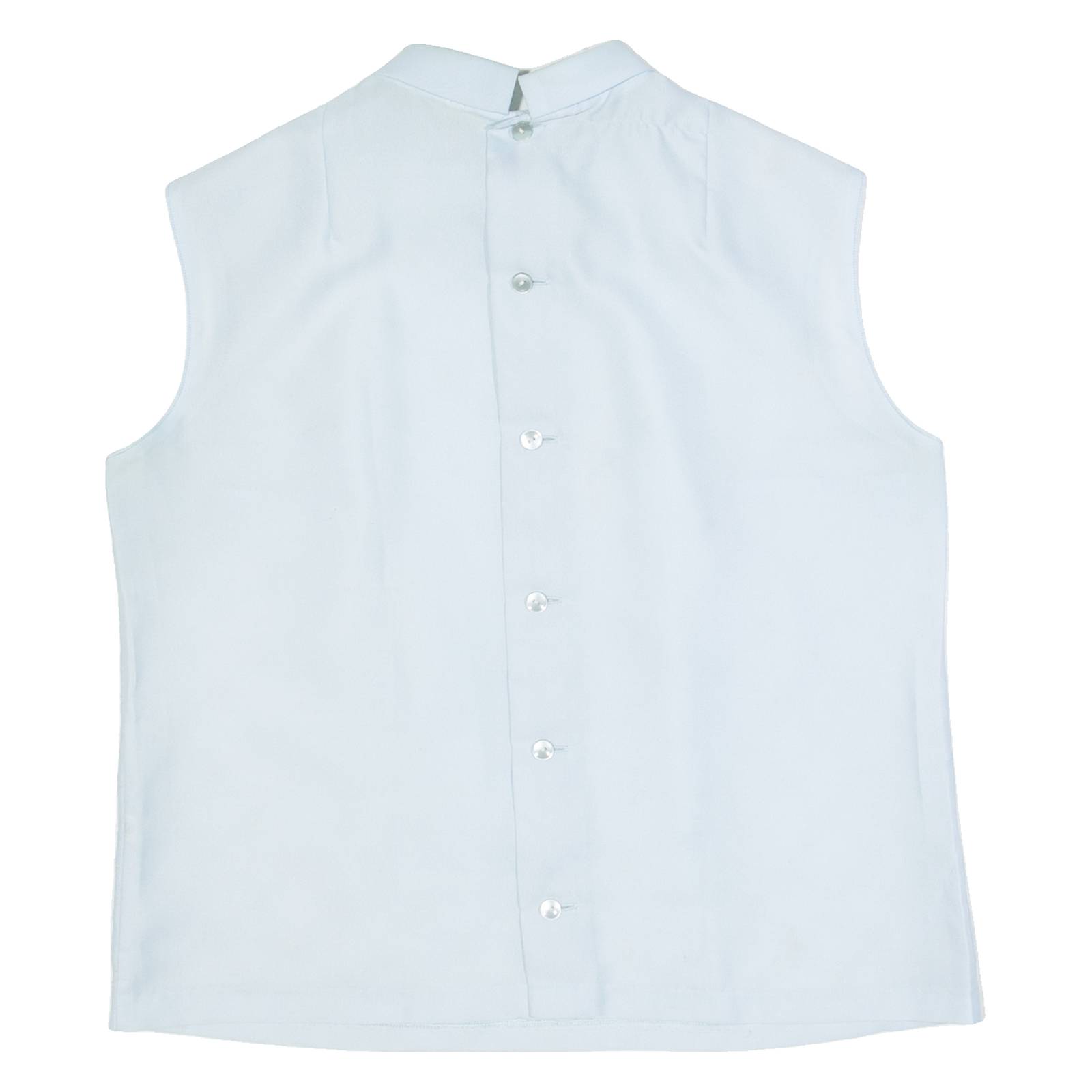 Womens Top Blue Sleeveless Floral L