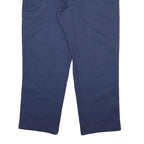DICKIES Mens Regular Cotton Blend Navy Blue Trousers W42 L30 Workwear Zip