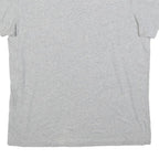 ADIDAS Womens Grey Crew Neck Short Sleeve T-Shirt L Cotton Blend Logo Print