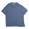 TOMMY HILFIGER Mens Blue Short Sleeve Plain Polo Shirt XL Casual Summer Wear