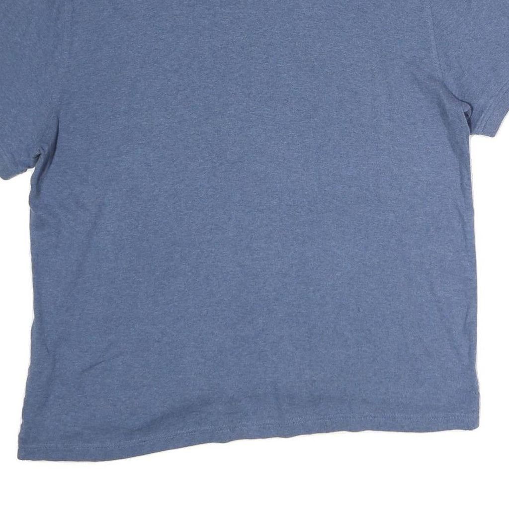 TOMMY HILFIGER Mens Blue Short Sleeve Plain Polo Shirt XL Casual Summer Wear