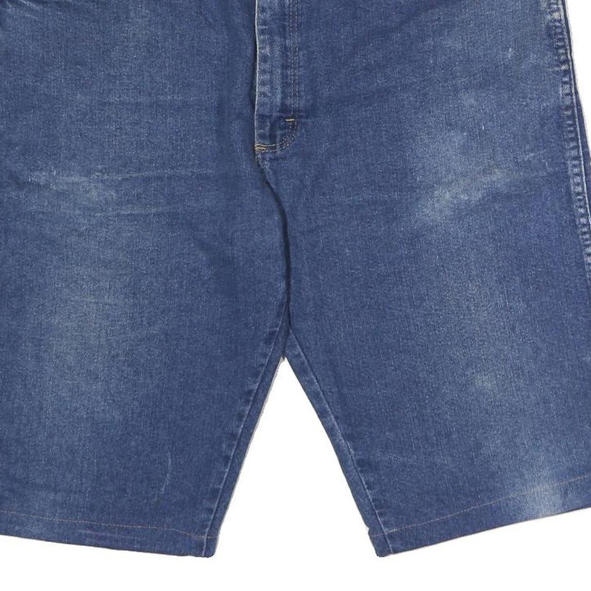 WRANGLER Mens Denim Blue Casual Shorts L W38 Classic Cotton Summer Wear