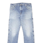 DICKIES Mens Regular Fit Blue Denim Jeans W32 L32 Zip Closure Workwear