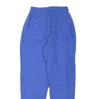 CR 4709 Womens Cotton Blend Blue Relaxed Tapered Trousers W24 L26 Comfortable