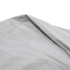 LACOSTE Mens Grey Check Cotton Shirt L Classic Button-Down Collar Long Sleeve