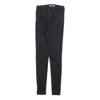 LEVI'S Womens Jeans Black Slim Skinny Denim W26 L30 Stretch Zip Fasten