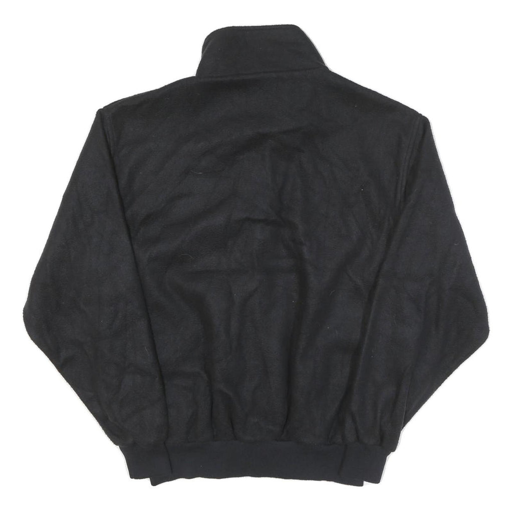 NORTHWEST Mens Black Jacket L Polyester Blend Zip Full Sleeve Casual Plain