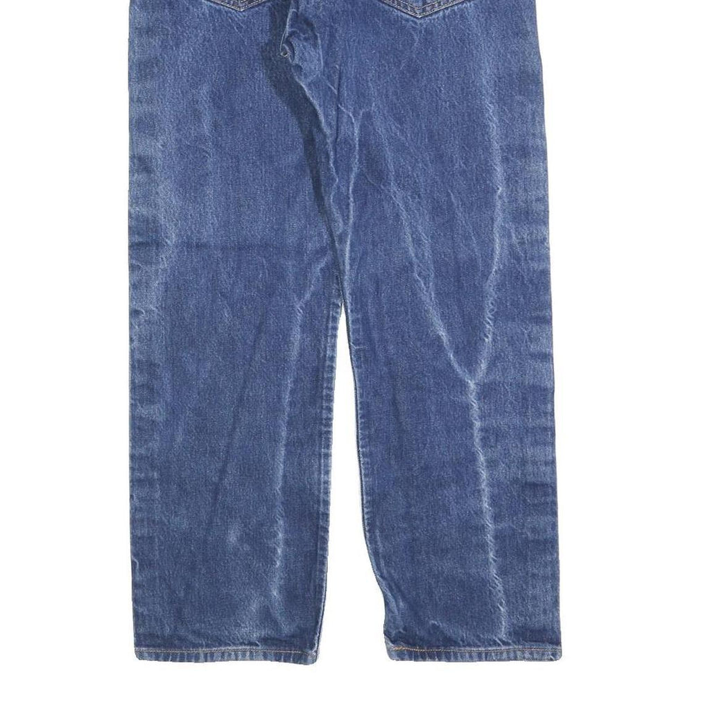 LEVI'S 501 Mens Jeans Blue Regular Straight Denim Medium W32 L27 Classic Button