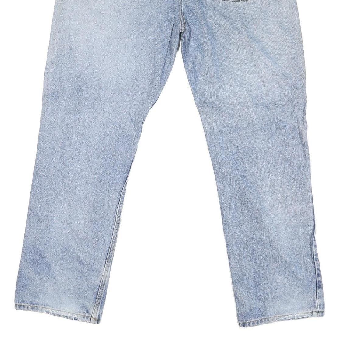 KINGFIELD Mens Regular Fit Light Blue Denim Jeans W38 L29 Zip Closure Classic