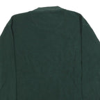 NAUTICA Mens Green Plain Polyester Crew Neck Basic Knit Jumper M Casual